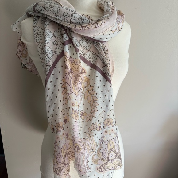 Free People Boho Scarf lightweight pink - Picture 5 of 8